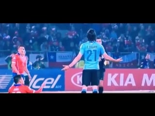 Gonzalo jara stick his finger up edinson cavanis backside copa america 2015 / запретный прием, палец в анус !