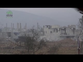 Сирия 05 02 2018 поражение зсу 23 4 шилка выстрелом из рпг боевиками ахрар аш шам, в хараста, дамаск