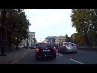 Водитель неадекват сбросил пешехода с моста в реку в петербурге