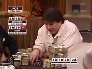 High stakes poker straight flush vs set 500 000 pot