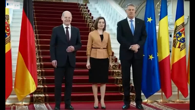 Live aus bukarest bundeskanzler scholz auf gemeinsamer pressekonferenz mit regierungschefs von rumänien und moldawien