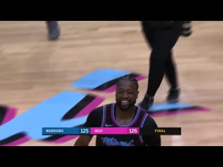 Dwyane wade's buzzer beater wins it for the heat! | february 27, 2019