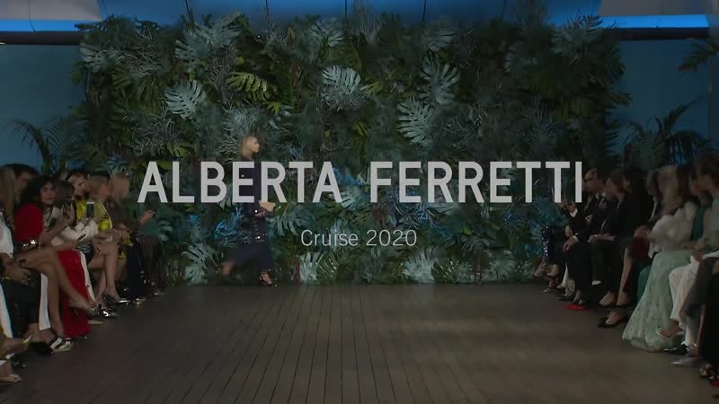 Cruise 2020 collection alberta ferretti fashion show