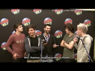 One direction talks x factor, love bites, snogging, more! [rus sub]