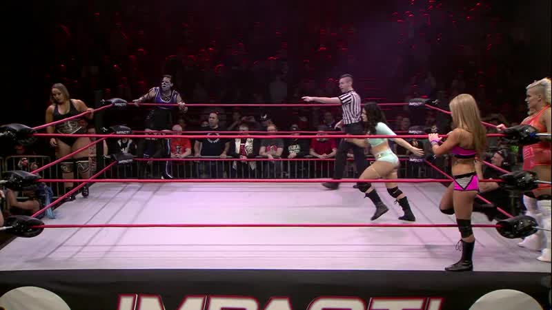 Jordynne grace, rosemary &amp; alexia nicole vs taya valkyrie, kiera hogan &amp; madison rayne