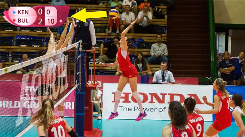 Bulgaria made 10 points in a row against kenya (hd)