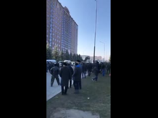 Попытка силового разгона митинга в магасе, ингушетия утро 27 марта 2019 г mp4