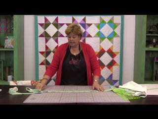 Missouri star baby quilt with flange binding easy quilting tutorial with jenny doan