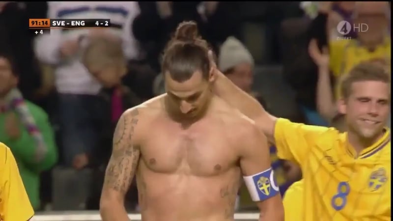 Супер гол златана в ворота сборной англии