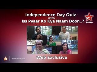 Arnav, khushi and cast of ipkknd on 65th indian independence day