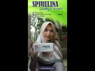 Produk spirulina body serum wanita cantik produk kesehatan kulit