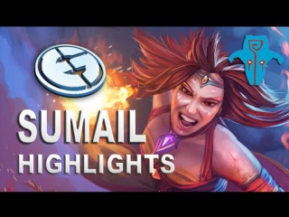 Sumail lina gameplay eg vs cdec ti5 dota 2