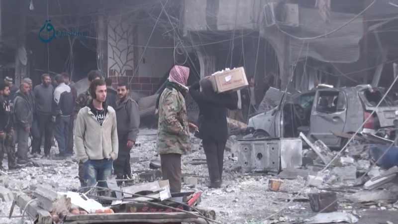 После русской бомбежки