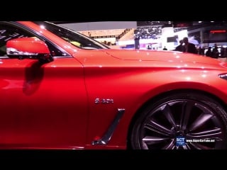 2017 infiniti q60 s 3 0t awd exterior and interior walkaround debut at 2016 detroit auto show