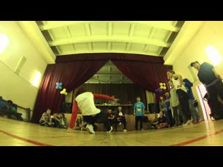 Ksusha vs latofski (pre bgirl 1x1 | mirodrom 2014) #bboy #bgirl #breakdance
