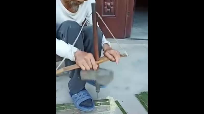 Ручная дрель, интересная задумка