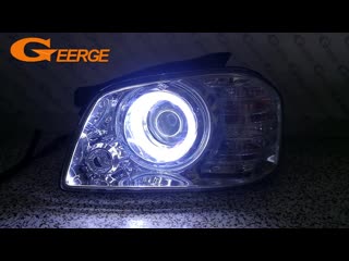 For kia optima magentis 2003 2004 2005 2006 excellent angel eyes ultra bright illumination cob led angel eyes kit