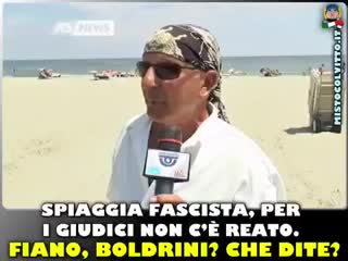 Video spiaggia fascista assolto gianni scarpa mp4