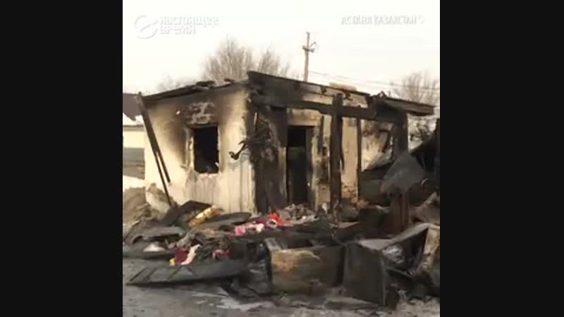 В астане похоронили пятерых девочек, заживо сгоревших при пожаре в доме времянке