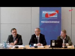 Pressekonferenz der afd fraktion zur einsetzung einer enquete kommission ländlicher laum