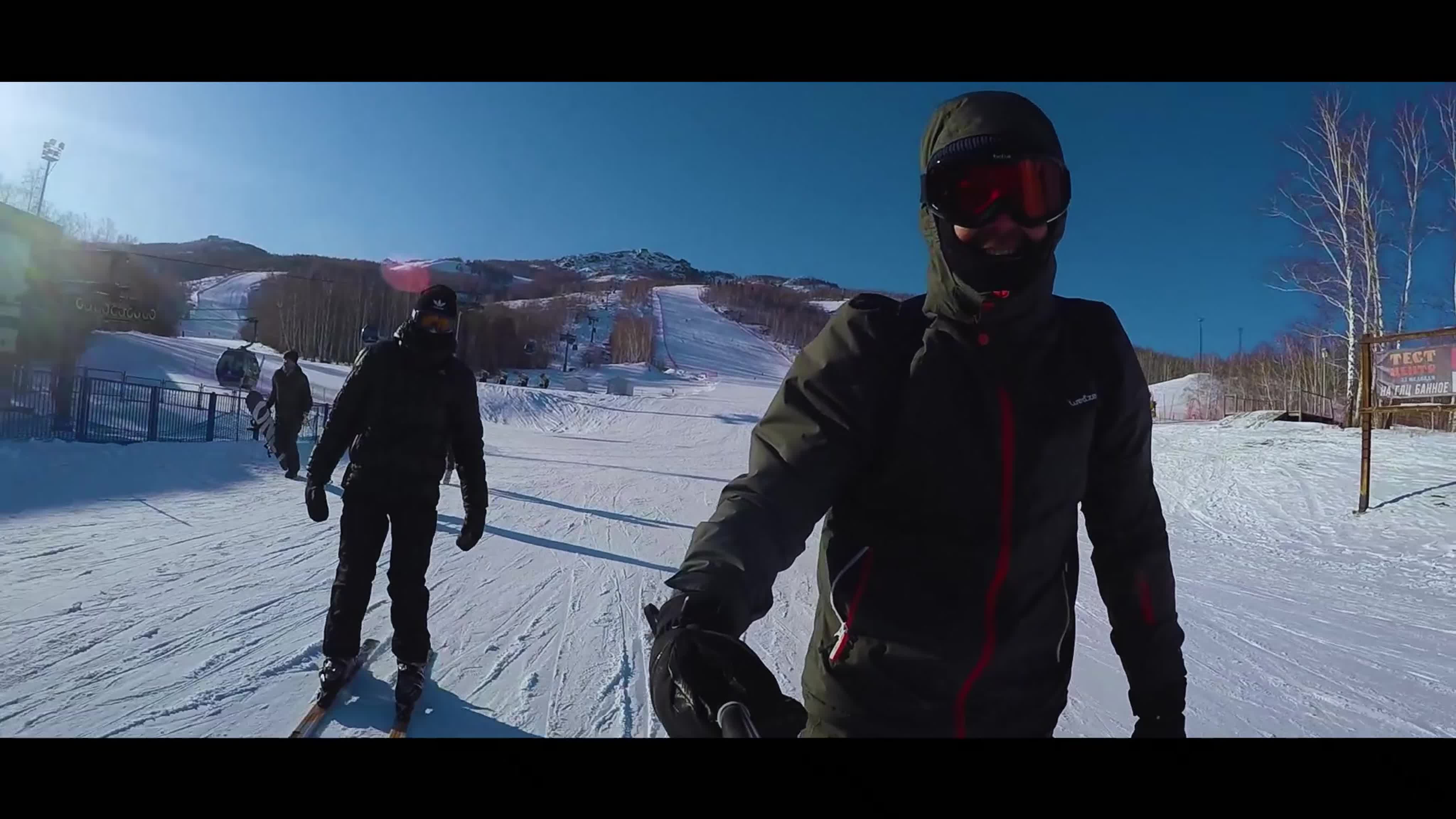 Gopro skiing