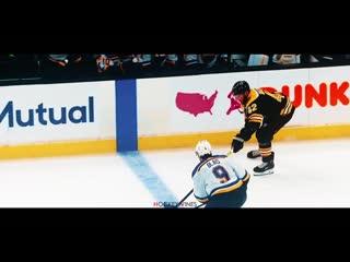 Backes puts him down // rocket