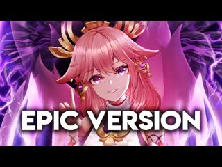 Yae miko demo trailer theme extended | epic version | soundtrack anecdote of a divine kitsune guuji