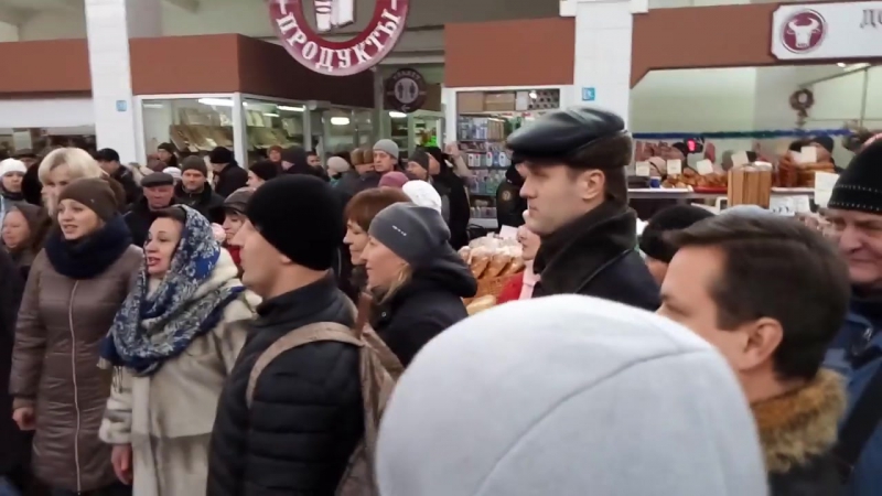 Харків різдвяні колядки на центральному ринку