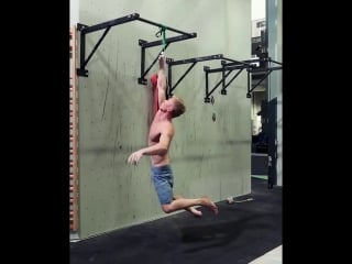 One finger pull ups by norwegian rock climber magnus midtbø