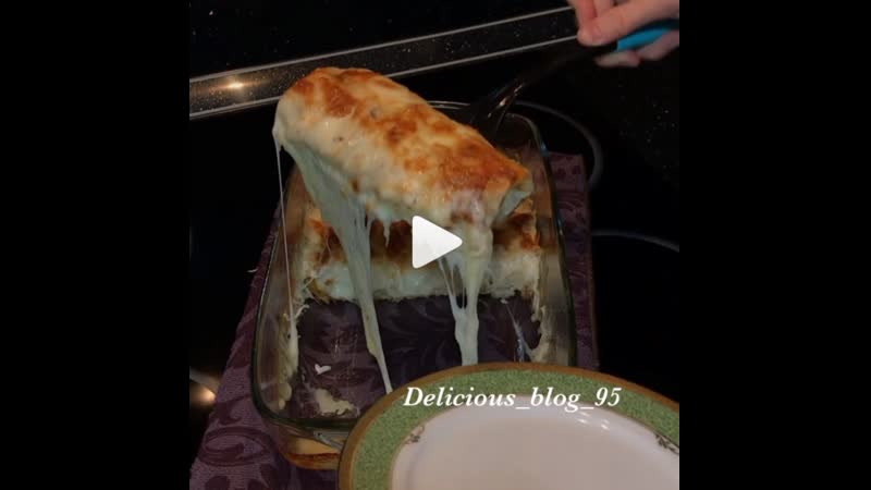 Филе с грибами в лаваше (ингредиенты указаны в описании видео)