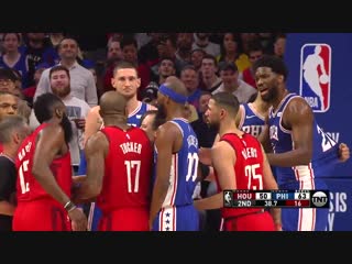 Harden and embiid got into it