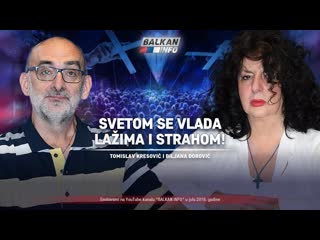 Aktuelno tomislav kresović i biljana đorović svetom se vlada lažima i strahom! (15 7 2019)