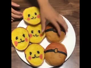 子供が喜びそうなパン 焼きました ポケモン pokemon pokemongo ピカチュウ pikachu 手作りパン breads