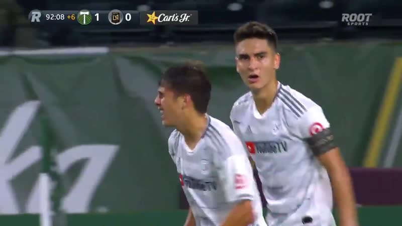 16 year old christian torres bags his first @lafc goal, a stoppage time equalizer in portland