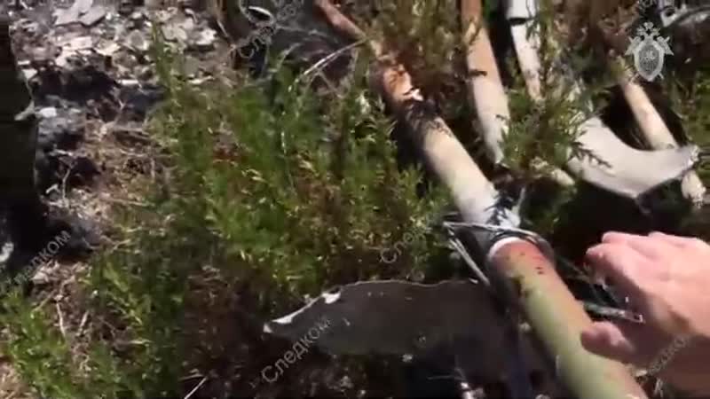 Осмотр места уничтожения ми 8 и крушения су 24 в сирии