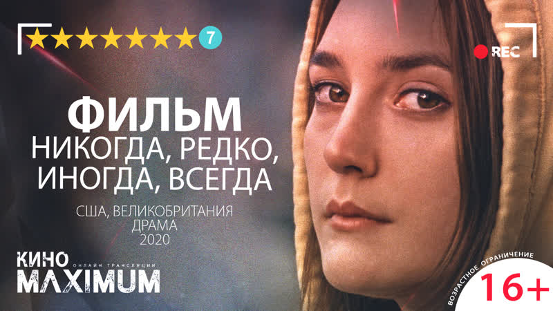 Никогда, редко, иногда, всегда / never rarely sometimes always (2020) 1080р