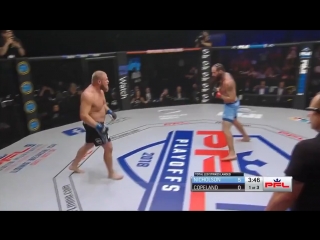 Джош коупленд vs алекс николсон мощный нокаут pfl 8