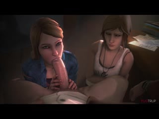 Chloe price x rachel amber oral sex; minet; blowjob; deepthroat; facefuck; big dick; 3d sex porno hentai; [life is strange]