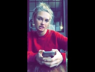 Romee on laurens' snapchat