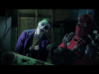 Дэдпул и домино против джокера и харли квинн deadpool domino vs joker harley quinn