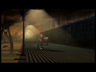 Graffiti train bombing animation