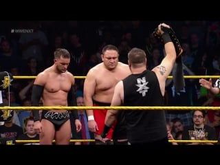 Finn bálor, samoa joe vs rhino, kevin owens вве нхт