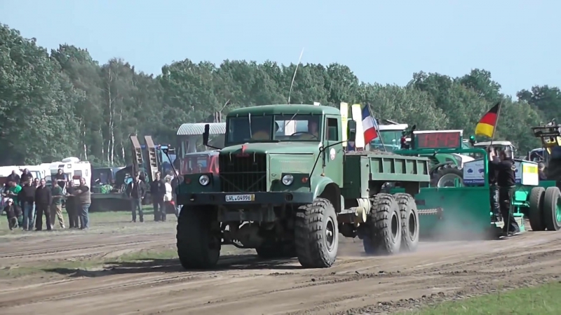 Краз 255 на соревнованиях в германии