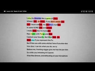Lauryn hills verse on fugees “ready or not“ ¦ check the rhyme