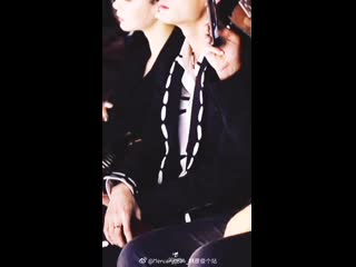 [林彦俊lin yanjun] 190222 moschino fashion show fancam