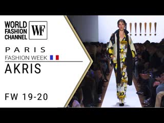 Akris fall winter 19 20 | paris fashion week