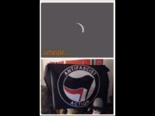 On omegle antifa becomes ns!