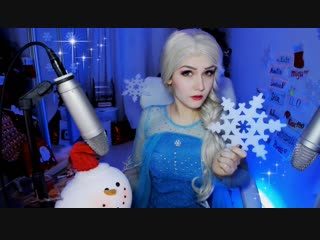 🌙✨ asmr frozen elsa 👂👅 (асмр мурашки для ваших ушек)