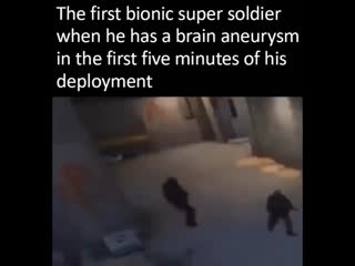 Bionic super soldier