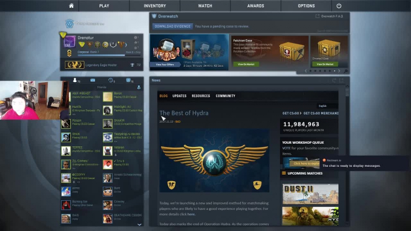 [ru] создатель cases4real стримит csgo (нет)